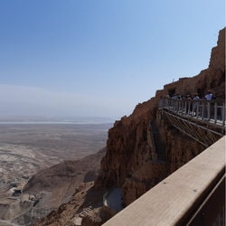 View of the Dead Sea from the Fortress of Masada